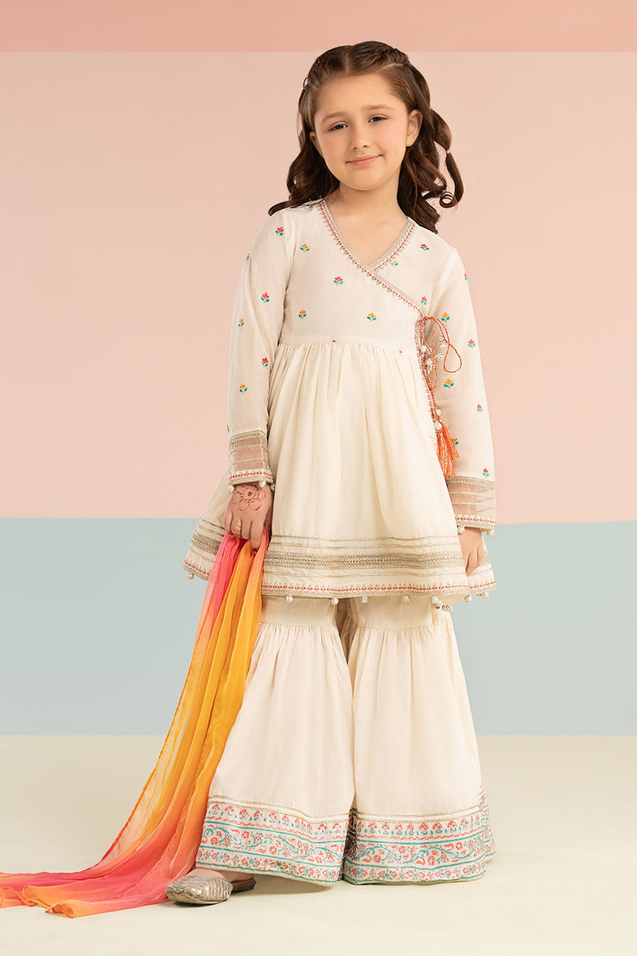 3 Piece Embroidered Lawn Suit Kids MDF2617-023-OFW