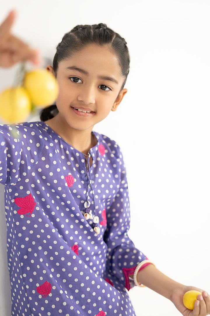 2 Piece Embroidered Lawn Suit Kids MDF2650-023-BLU
