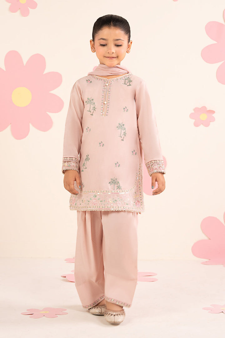 3 Piece Embroidered Lawn Suit Eid Collection MDA2608-023-PNK