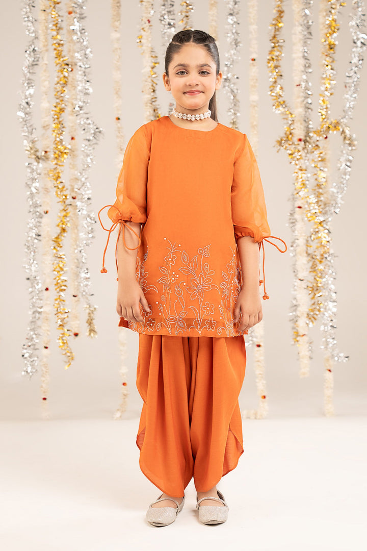 2 Piece Embellished Organza Suit Discount MSF2610-023-ORG