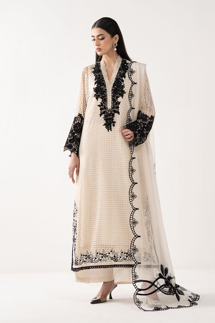 3 Piece Embroidered Chiffon Suit Eid Collection SFE2613-ESM-OFW