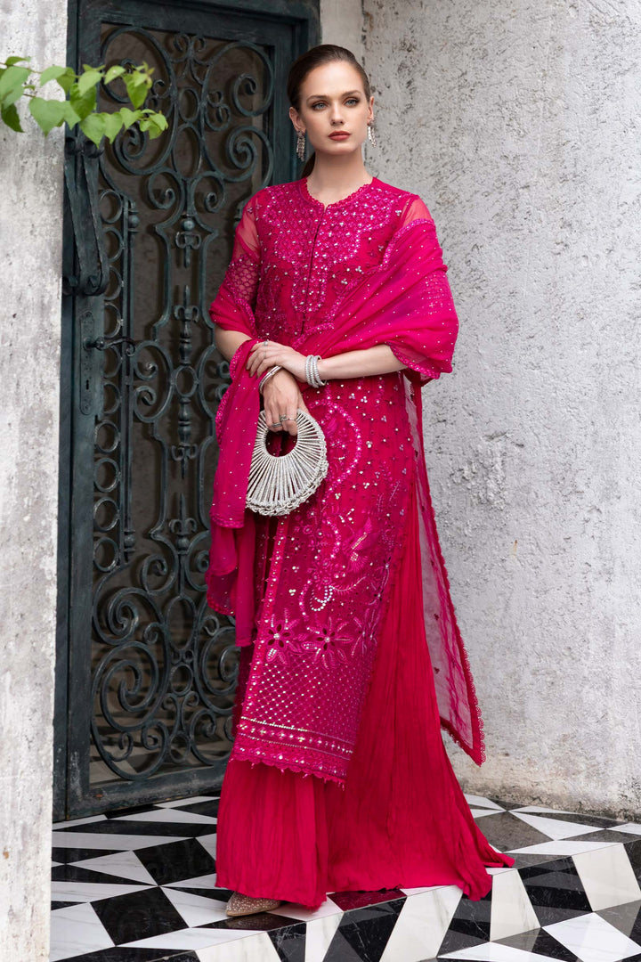 3 Piece Embroidered Organza Suit Luxury Formals SFE2653-ESM-FPI
